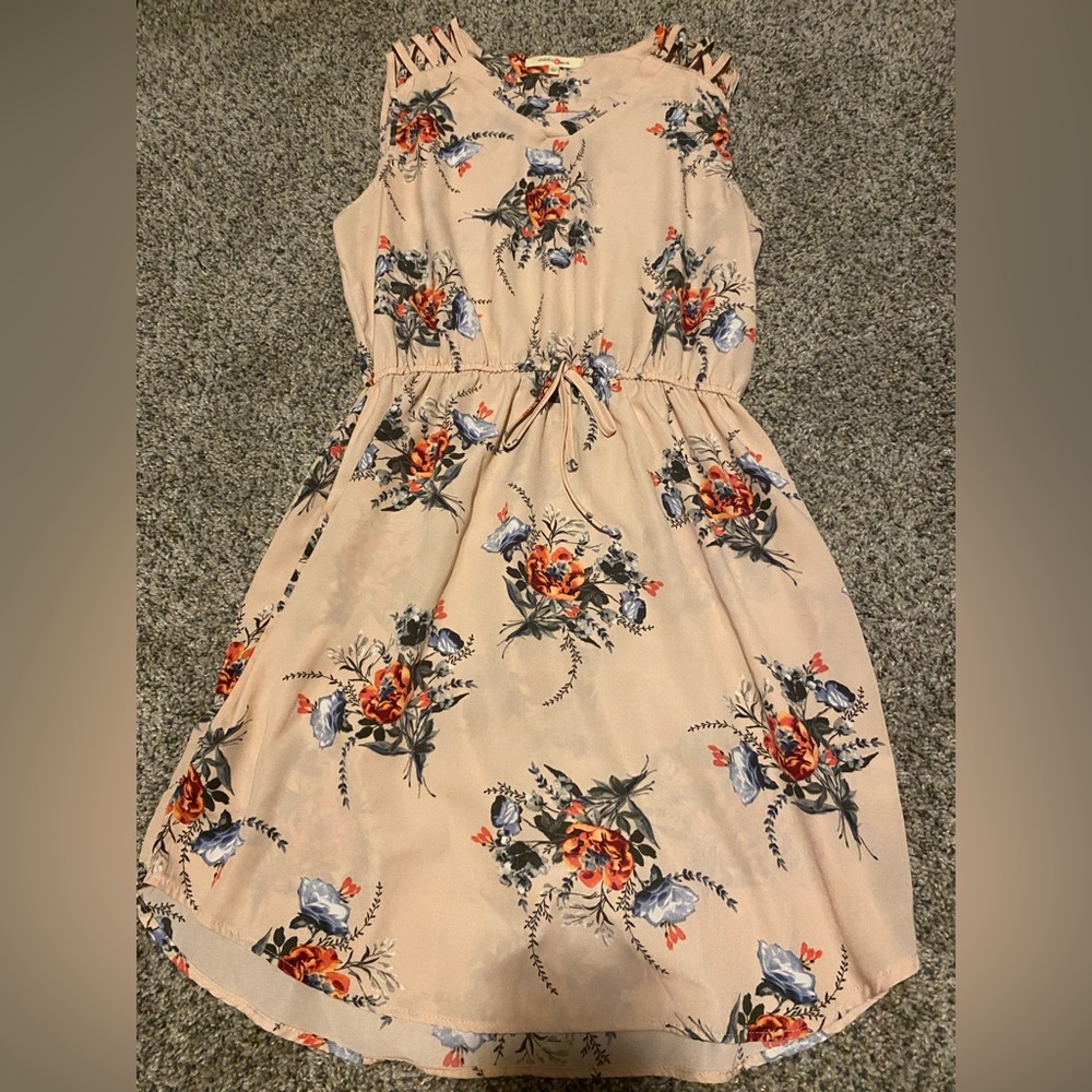 flow flower dress